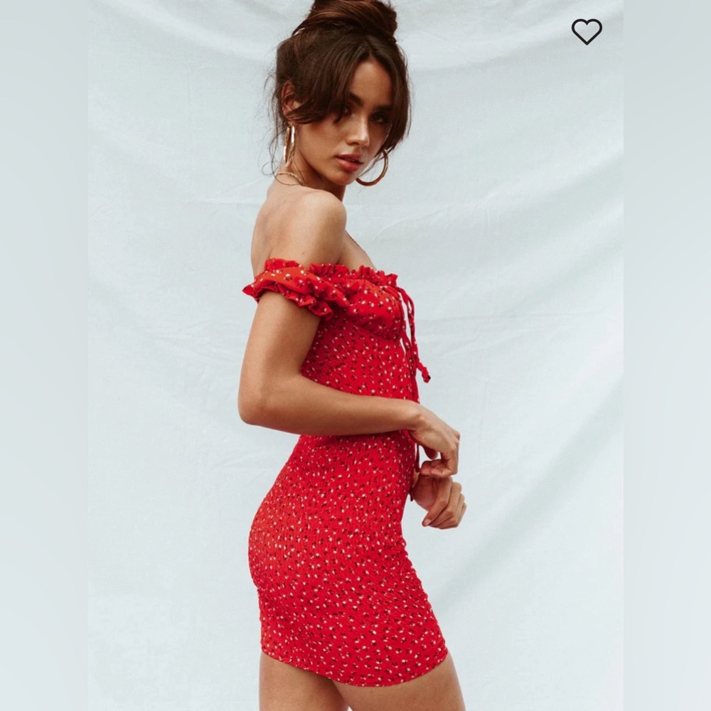 Princess Polly Gracie Mini Dress - Red